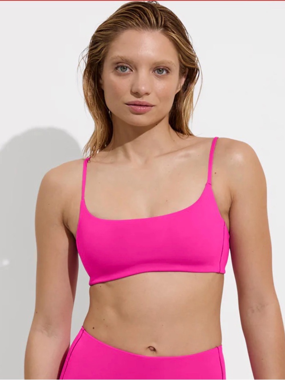Left on Friday swim Set— Hi Tide bottoms  Small and swim top Large in Hot (Pink)